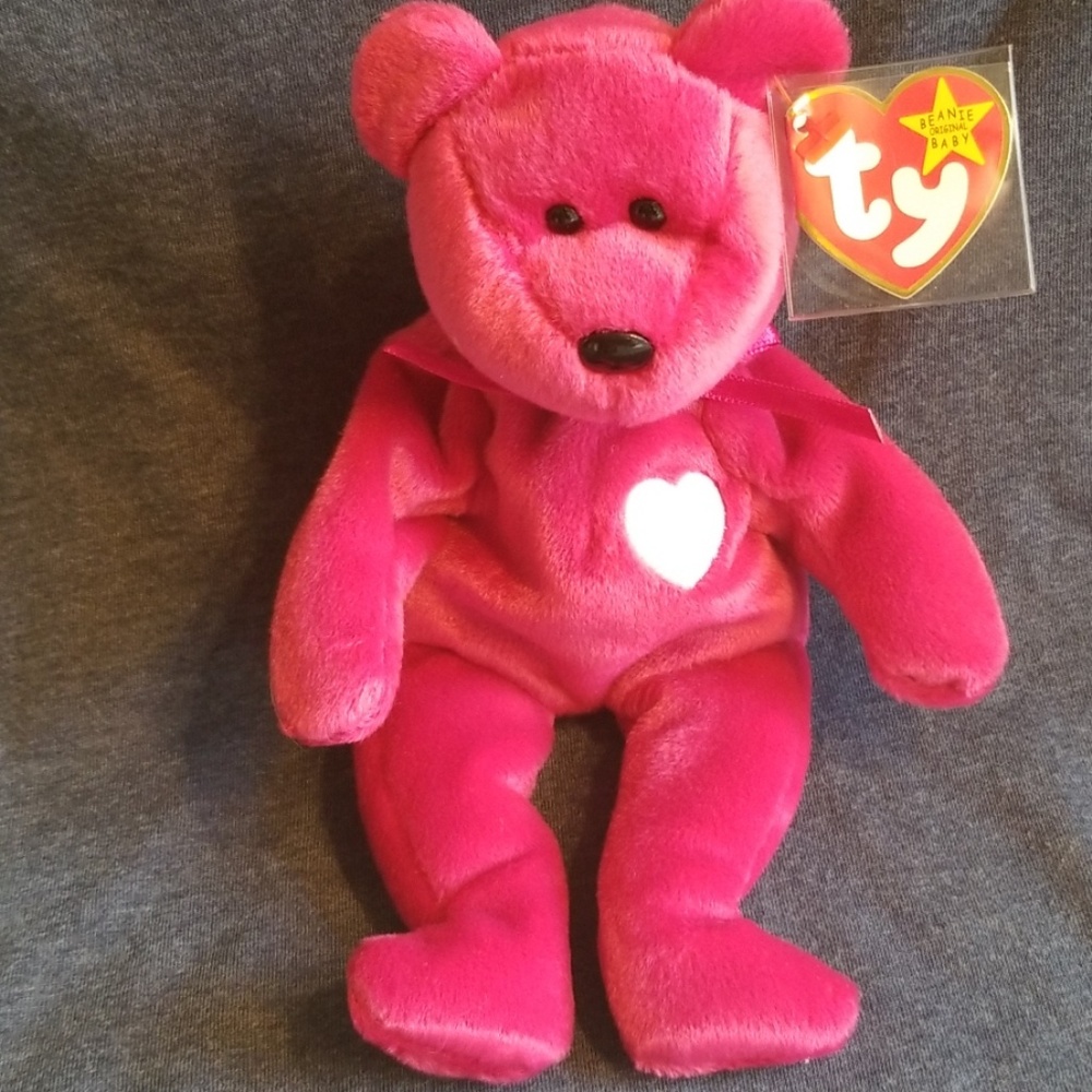 Rare 1998 Valentina Ty Beanie Bear